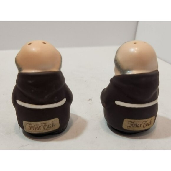 Vintage Goebel Friar Tuck Salt  And Pepper Shakers and 1956 Trinket Dish - Picture 12 of 16